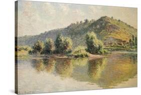 The Seine at Port-Villez-Claude Monet-Stretched Canvas