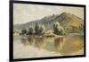 The Seine at Port-Villez-Claude Monet-Framed Giclee Print