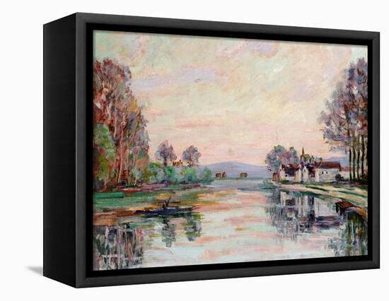 The Seine at Samois, c.1900-Armand Guillaumin-Framed Stretched Canvas