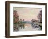 The Seine at Samois, c.1900-Armand Guillaumin-Framed Giclee Print