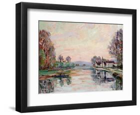 The Seine at Samois, c.1900-Armand Guillaumin-Framed Giclee Print