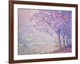 The Seine at St, Cloud, 1903-Paul Signac-Framed Giclee Print