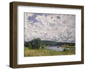 The Seine at Suresnes, 1877-Alfred Sisley-Framed Giclee Print