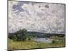 The Seine at Suresnes, 1877-Alfred Sisley-Mounted Giclee Print