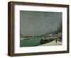 The Seine at the Pont D'Iena, Winter, 1875-Paul Gauguin-Framed Giclee Print