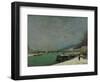 The Seine at the Pont D'Iena, Winter, 1875-Paul Gauguin-Framed Giclee Print