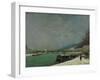 The Seine at the Pont D'Iena, Winter, 1875-Paul Gauguin-Framed Giclee Print