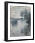 The Seine at Vetheuil, 1879-Claude Monet-Framed Giclee Print