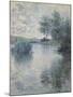 The Seine at Vetheuil, 1879-Claude Monet-Mounted Giclee Print