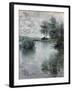 The Seine at Vetheuil, 1879-Claude Monet-Framed Giclee Print