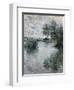 The Seine at Vetheuil, 1879-Claude Monet-Framed Premium Giclee Print