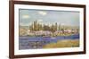 The Seine at Vetheuil-Claude Monet-Framed Premium Giclee Print