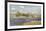 The Seine at Vetheuil-Claude Monet-Framed Premium Giclee Print