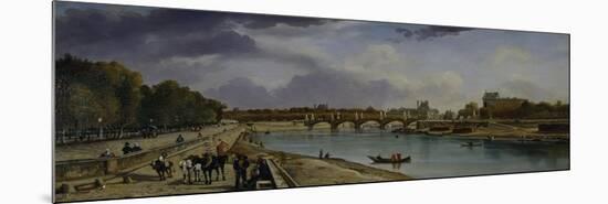 The Seine Below Paris, C.1825-35-William Cowen-Mounted Giclee Print