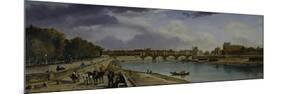 The Seine Below Paris, C.1825-35-William Cowen-Mounted Giclee Print