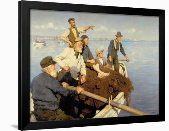 The Seine Boat, 1904 (Oil on Canvas)-Stanhope Alexander Forbes-Framed Giclee Print