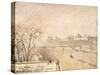 The Seine from the Pont-Neuf-Camille Pissarro-Stretched Canvas