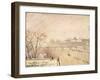 The Seine from the Pont-Neuf-Camille Pissarro-Framed Giclee Print