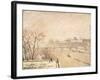 The Seine from the Pont-Neuf-Camille Pissarro-Framed Giclee Print