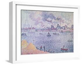 The Seine, Grenelle, 1899-Paul Signac-Framed Giclee Print