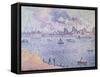 The Seine, Grenelle, 1899-Paul Signac-Framed Stretched Canvas