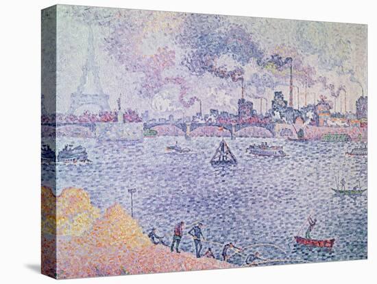 The Seine, Grenelle, 1899-Paul Signac-Stretched Canvas