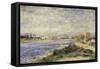 The Seine in Argenteuil, 1873, 1841-1919-Pierre-Auguste Renoir-Framed Stretched Canvas