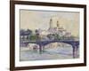 The Seine in front of the Trocadero-Henri Edmond Cross-Framed Giclee Print