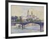 The Seine in front of the Trocadero-Henri Edmond Cross-Framed Giclee Print