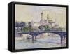 The Seine in front of the Trocadero-Henri Edmond Cross-Framed Stretched Canvas