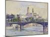 The Seine in front of the Trocadero-Henri Edmond Cross-Mounted Giclee Print