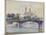 The Seine in Front of the Trocadero-Henri Edmond Cross-Mounted Premium Giclee Print