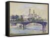 The Seine in Front of the Trocadero-Henri Edmond Cross-Framed Stretched Canvas