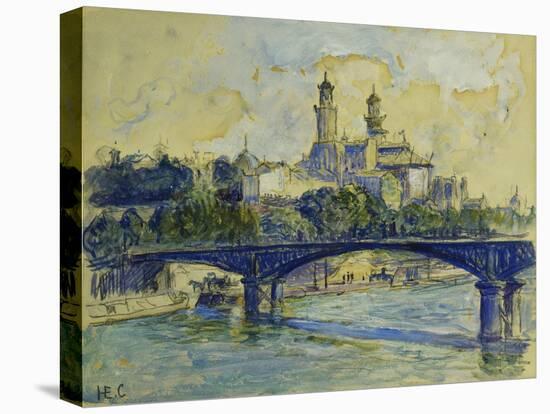 The Seine in front of the Trocodero-Henri Edmond Cross-Stretched Canvas