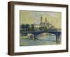 The Seine in front of the Trocodero-Henri Edmond Cross-Framed Giclee Print