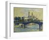 The Seine in front of the Trocodero-Henri Edmond Cross-Framed Giclee Print