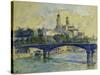 The Seine in front of the Trocodero-Henri Edmond Cross-Stretched Canvas