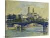 The Seine in front of the Trocodero-Henri Edmond Cross-Stretched Canvas