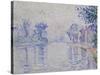 The Seine Near Samois, C. 1900-Paul Signac-Stretched Canvas