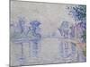 The Seine Near Samois, C. 1900-Paul Signac-Mounted Giclee Print