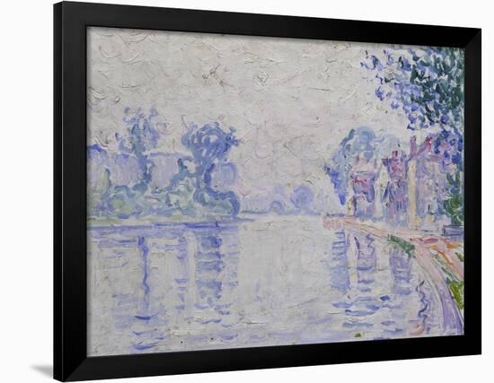 The Seine Near Samois, C. 1900-Paul Signac-Framed Giclee Print