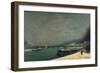 The Seine Near the Pont De Jena, 1875-Paul Gauguin-Framed Giclee Print