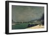 The Seine Near the Pont De Jena, 1875-Paul Gauguin-Framed Giclee Print