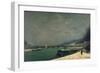 The Seine Near the Pont De Jena, 1875-Paul Gauguin-Framed Giclee Print