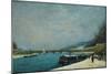 The Seine Near the Pont De Jena, Snow-Paul Gauguin-Mounted Giclee Print