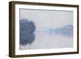 The Seine Near Vernon, as Seen in the Morning, circa 1894-Claude Monet-Framed Giclee Print