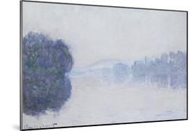 The Seine Near Vernon, as Seen in the Morning, circa 1894-Claude Monet-Mounted Giclee Print