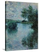 The Seine Near Vetheuil, 1879-Claude Monet-Stretched Canvas