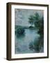 The Seine Near Vetheuil, 1879-Claude Monet-Framed Premium Giclee Print