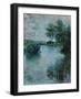 The Seine Near Vetheuil, 1879-Claude Monet-Framed Premium Giclee Print